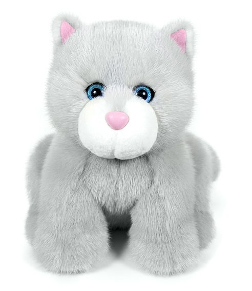 Меховые игрушки, игрушки из меха, игрушки из натурального меха, Кошечка «Аннет»