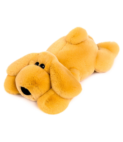Меховые игрушки, игрушки из меха, игрушки из натурального меха, Собачка-подушка «Батист»
